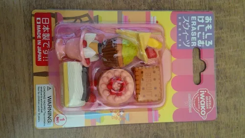 Kit com 6 Borrachas Cupcake