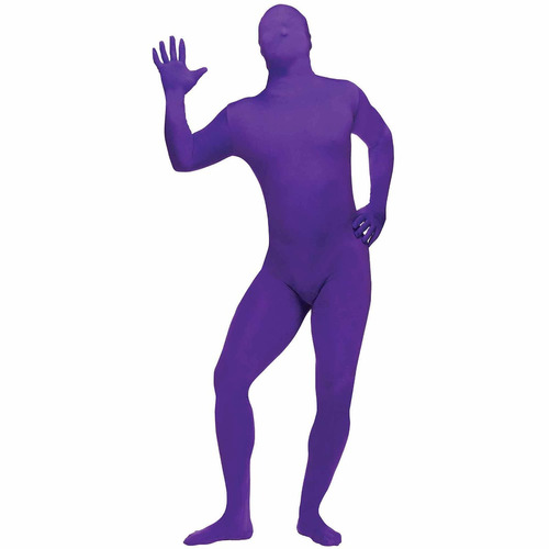 Disfraz Para Niño Traje De Piel Morado Talla M Halloween