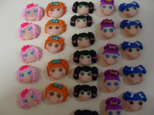 Apliques Lalaloopsy De 3cm , 2 Docenas
