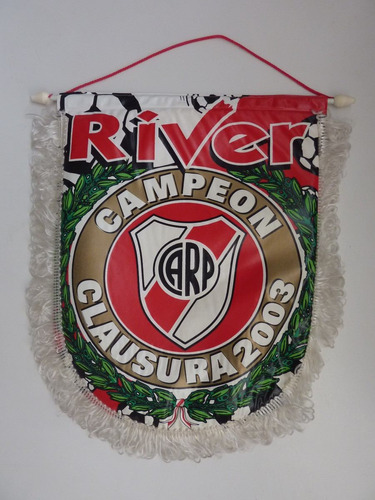 Banderin De River Plate Campeón Clausura 2003