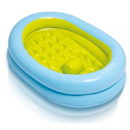 Bañera Inflable Para Bebes Intex #48421 Color Amarillo