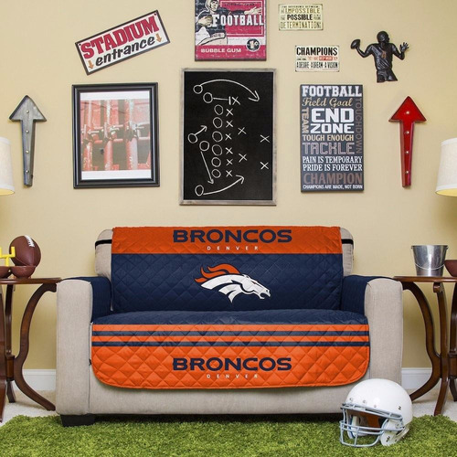 Protector Forro Para Sillon Love Seat Nfl Denver Broncos