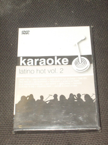 Dvd Karaoke Latino Hot Vol 2 Año 2007 J Venegas F De Vita