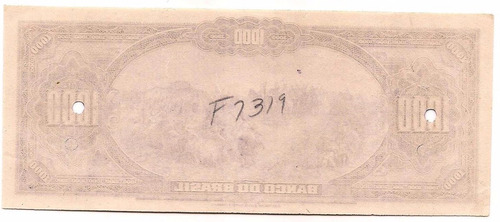 Rc0922 R202m Conto De Réis Do Banco Do Brasil 1923 Provas