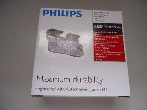 Lanterna Led Uso Lateral Universal Cristal 12/24v Philips