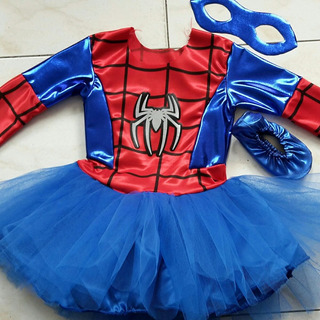 Disfraz Disfraces Niña Spiderman Tutu