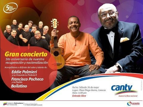 Eddie Palmieri Gran Concierto Plaza Diego Ibarra Caracas Dvd