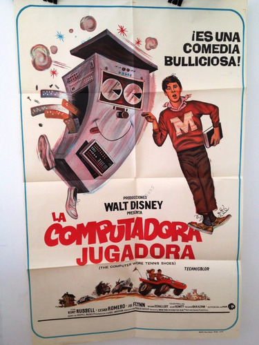 Afiche De Cine Original - La Computadora Jugadora