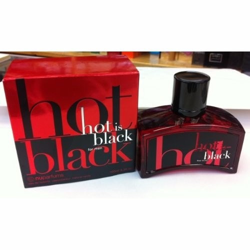 Perfume Americano Hot Is Black De Nuparfums Importado Eeuu