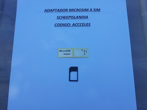 Adaptador Mocrosim A Sim Acccel01