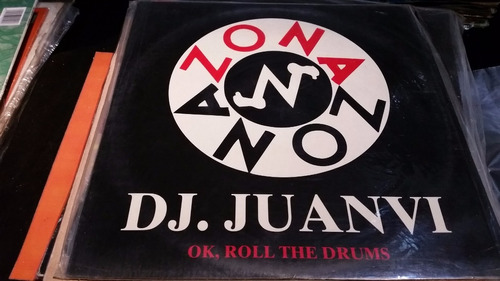 Dj Juanvi Ok Roll The Drums Vinilo Maxi 1993 Muy Buen Estado