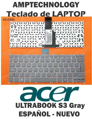 Teclado Laptop Ultrabook Acer S3 S5 One 756 Travelmate B1