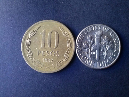 Moneda Estados Unidos One Dime 1984 Ceca D Níquel (c45)