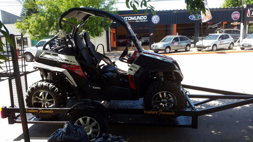 Trailer Doble Facundo Cuatris,motos,utv, Stock Permanente