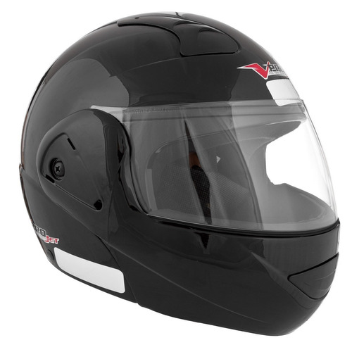 Casco para moto rebatible Pro Tork V-Pro Jet  negro talle M 