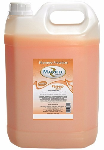 Shampoo Pessego Sem Sal Galão 4,800 Ml Mairibel Profissional