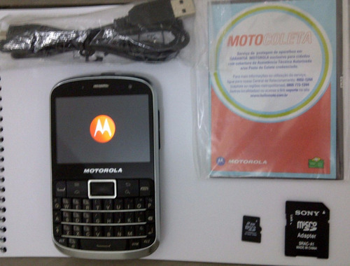 Celular Motorola Defy Pro Xt560 Desbloq. + Cartão Sd 2gb