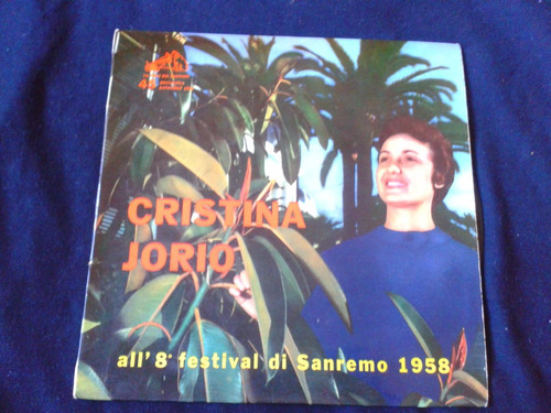 Single Cristina Jorio Festival De San Remo 1958 (3)