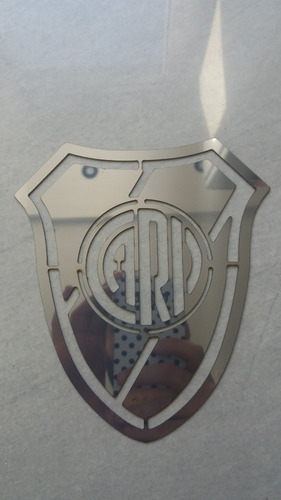 Escudo Logo Placa De River Plate Acero Inoxidable 150mm