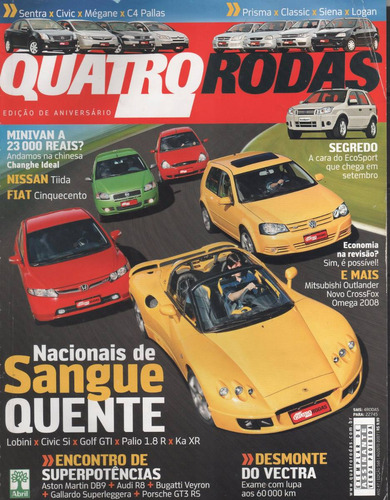 Revista Quatro Rodas Edição 568 Agosto 2007