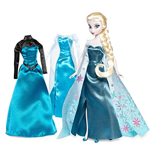 Elsa De Frozen Con Guardarropa Disney Collector