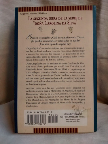 Imagen 2 de 3 de Fuego Angelical Doña Carolina Da Silva Llewellyn 2000