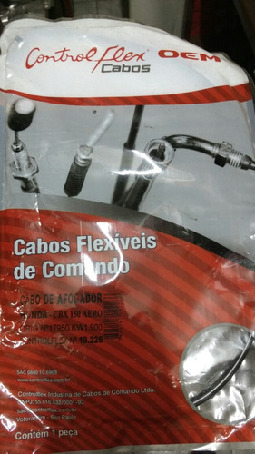 Cabo Afogador Cbx 150 Aero Control Flex