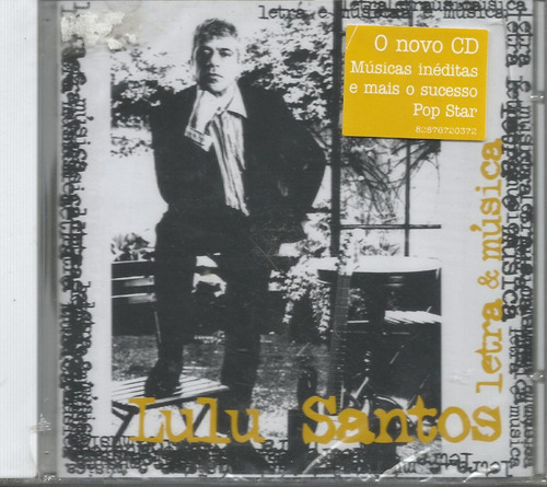 Cd - Lulu Santos - Letra & Música - Lacrado