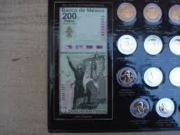 Album Monedas 5 Pesos Conmemorativas Con Billetes