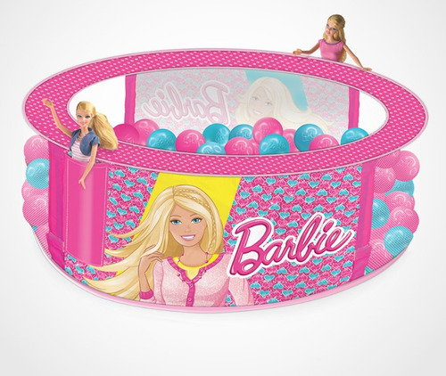 Piscina De Bolinhas Barbie C/100 Bolinhas - Lider Brinquedos
