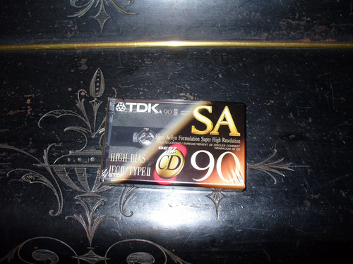 Cassette Virgen Cromo Tdk Sa90 V3 Nuevo Y Sellado