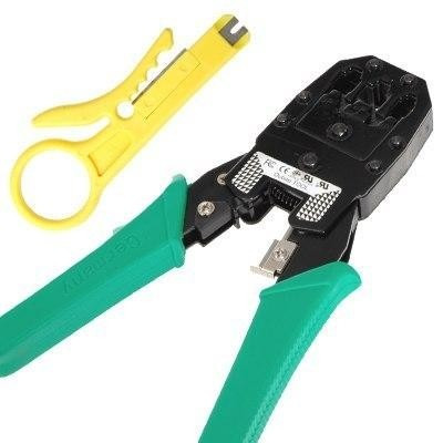 Pinza Crimpeadora Rj45 Rj11 Rj9 Red - Teléfono Pela Cable