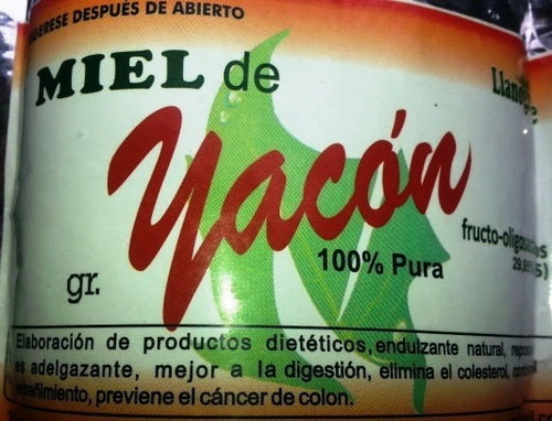 Miel De Yacon Orgánico Diabetes Endulzante, Bajar De Peso