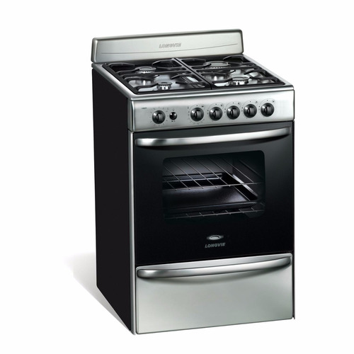 Cocina Longvie A Gas De 60 Cm 18601 Xf Acero Inoxidable