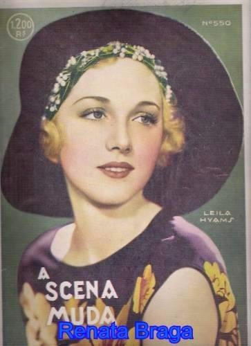 Revista A Scena Muda Nº 550 Ano 1931 Leila Hyams