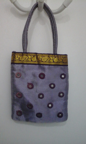 Cartera Bolsito Origen India Con Espejitos Entrega Y Envio Y
