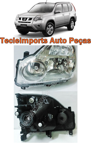 Farol Nissan X-trail Ano 2009 2010 2011 2012 Novo L/esquerdo