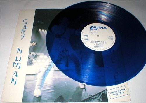 Gary Numan Live Ep 1984 Vinilo Azul 12