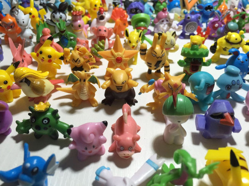 24 Pokemon Brinquedos Miniatura Pronta Entrega Não Repetido