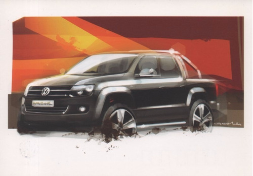 Cartão Postal Volkswagen Amarok Salão Do Automóvel