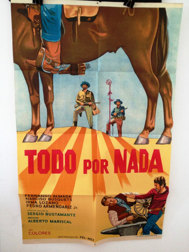 Afiche De Cine Original - Todo Por Nada