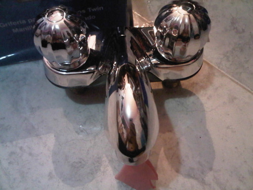 Griferia Para Lavamanos Twin Belt G Gri-1220