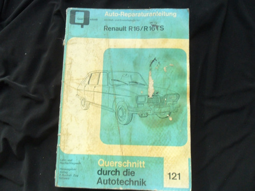 Manual Reparación Renault 16 R16 R16ts Libro 1970