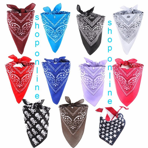 50 Pañuelos Super Oferta  Bandanas Pack X 50 Compra X Mayor