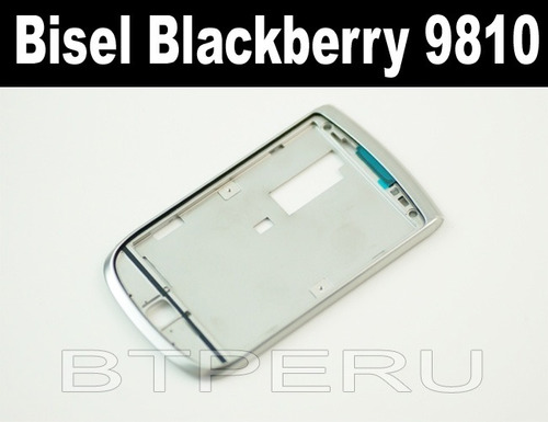 Borde Cromado Bisel Para Blackberry Torch 9810 Repuesto