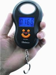 Imagen 6 de 7 de Pesa Digital Portatil Equipaje Maleta Romana Frutas 50 Kilos