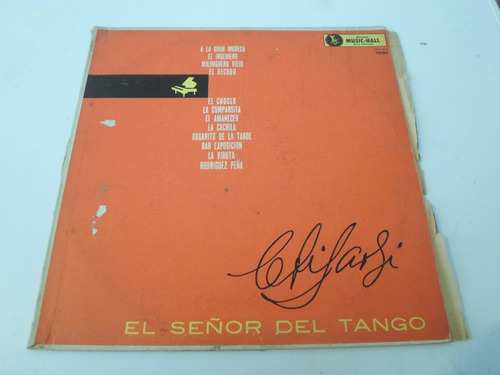 Carlos Di Sarli - El Señor Del Tango - Vinilo Argentino (d)