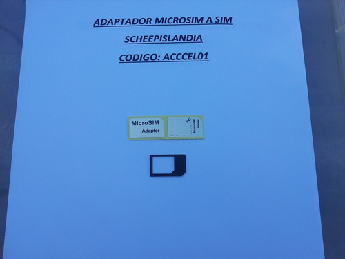 Adaptador Mocrosim A Sim Acccel01