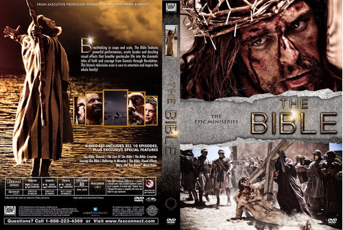 Box A Bíblia A Minissérie Épica Episódios Dublados Em 4 Dvds