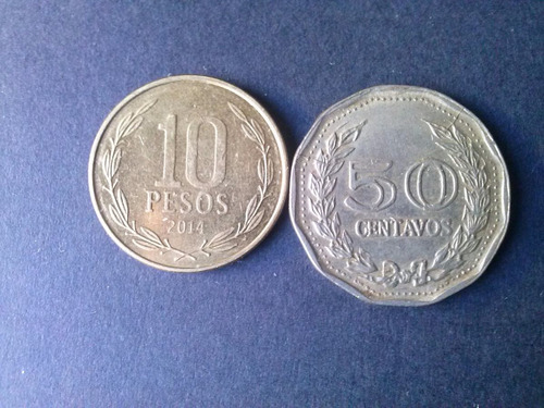 Moneda Colombia 50 Centavos Níquel 1970 (c38)